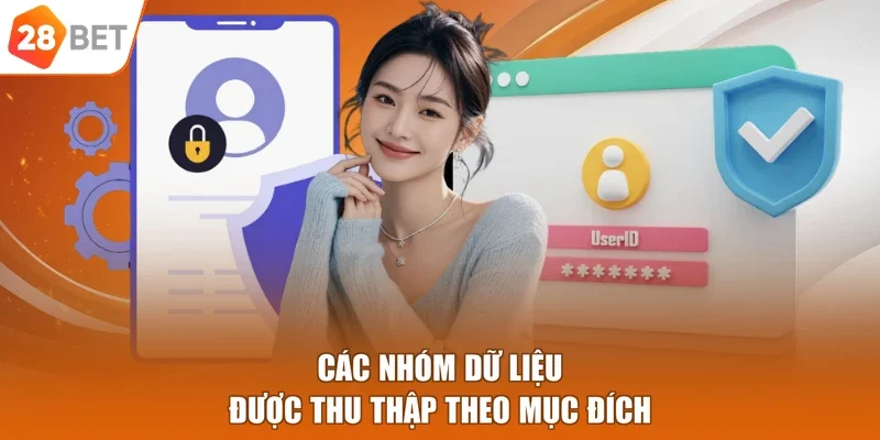 Các nhóm dữ liệu được thu thập theo mục đích