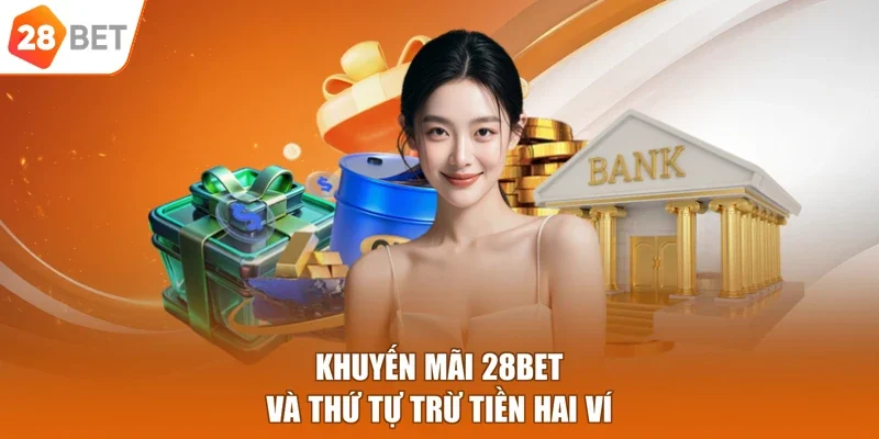 Khuyến mãi 28BET và thứ tự trừ tiền hai ví