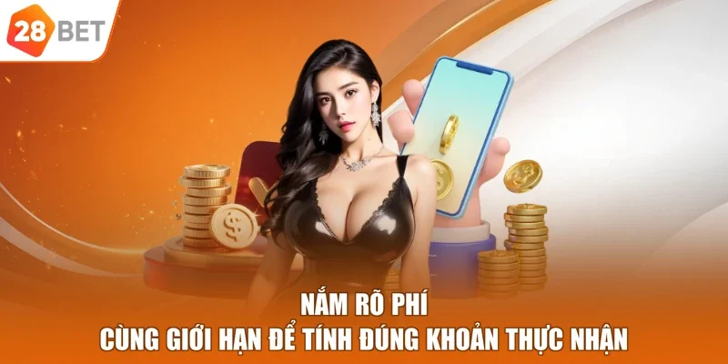 Nắm rõ phí cùng giới hạn để tính đúng khoản thực nhận