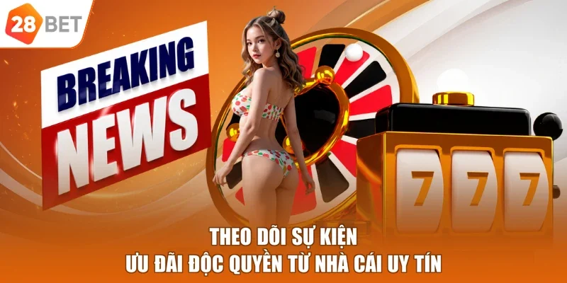 Theo dõi sự kiện ưu đãi độc quyền từ nhà cái uy tín