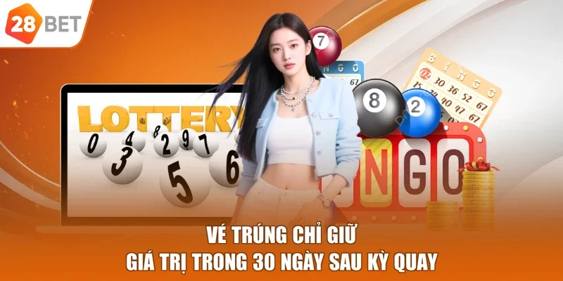 Vé trúng chỉ giữ giá trị trong 30 ngày sau kỳ quay